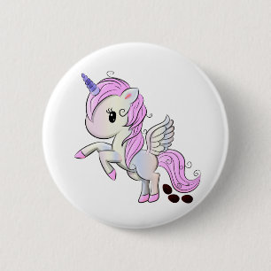 Easter Unicorn Pegasus Chocolate Egg Poop Button
