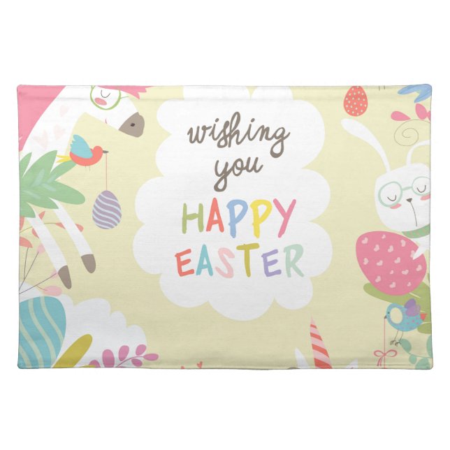 easter unicorn placemat (Front)