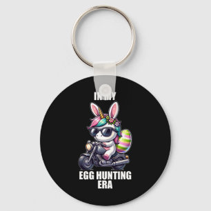 Easter Unicorn Shirt With Eggs Happy Easter Boys G Keychain