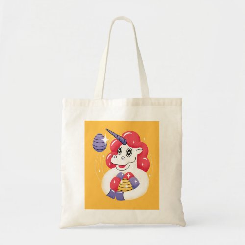 Easter Unicorn Tote Bag