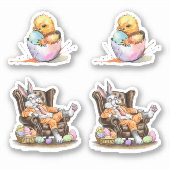 Easter variety pack sticker (Front)