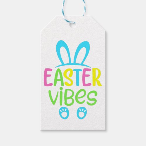 Easter Vibes Pastel Gift Tags