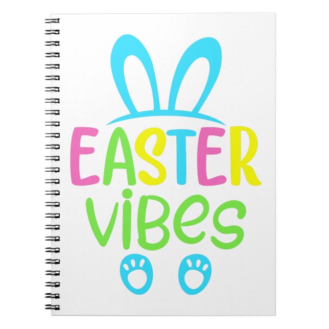 Easter Vibes Pastel Notebook (Front)