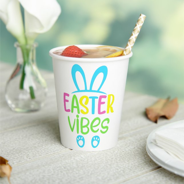 Easter Vibes Pastel Paper Cups (Insitu)