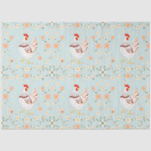 Easter Vintage Chicken Holiday Collection Tissue Paper