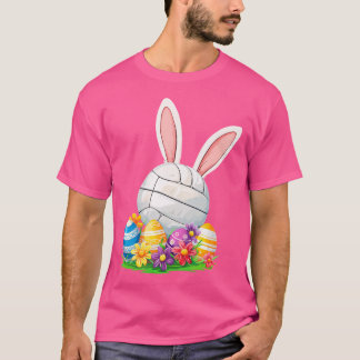 Easter Volleyball Bunny Easter Day T-Shirt