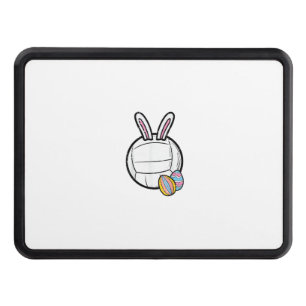 Easter Volleyball Bunny Sports Player Women Girls  Hitch Cover