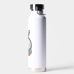 Easter Volleyball Bunny Sports Player Women Girls  Water Bottle