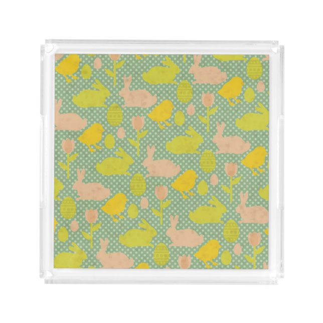 Easter Wallpaper Acrylic Tray (Front)