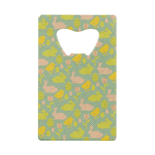Easter Wallpaper Credit Card Bottle Opener (Front)