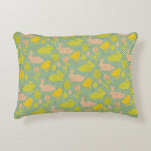 Easter Wallpaper Decorative Pillow
