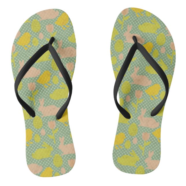 Easter Wallpaper Flip Flops (Footbed)