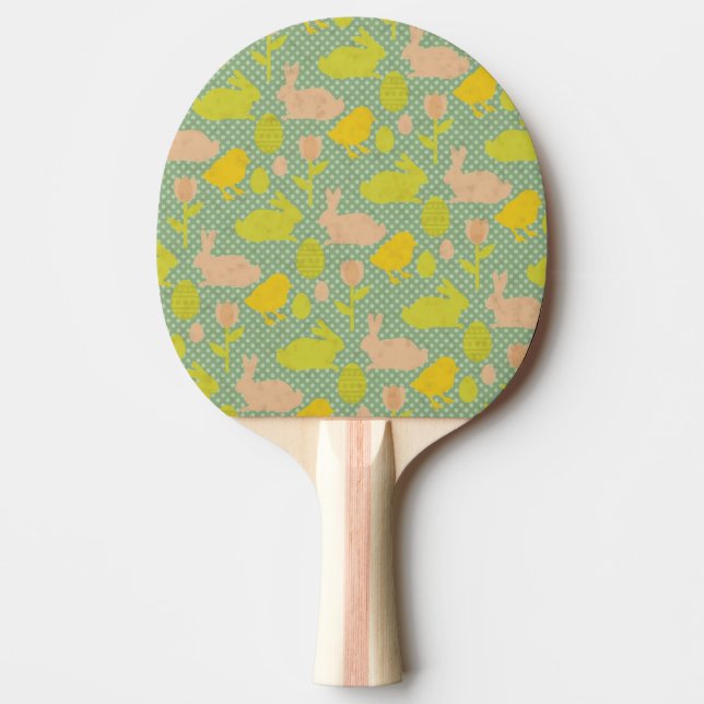Easter Wallpaper Ping-Pong Paddle (Front)