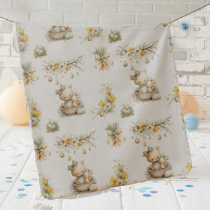 Easter Watercolor Brunch Baby Blanket