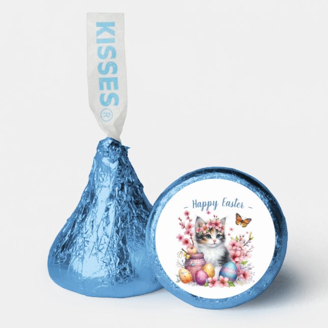 Easter - Watercolor Kitten -   Hershey®'s Kisses® (Front)