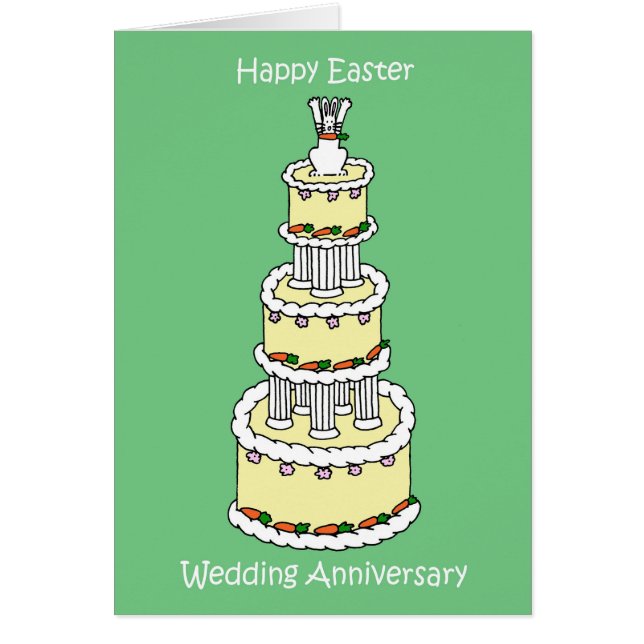 Easter Wedding Anniversary Congratulations Cards (Front)