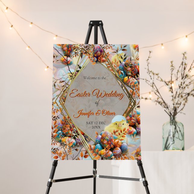 Easter Wedding Celebrations Foam Board (In Situ (Stand))