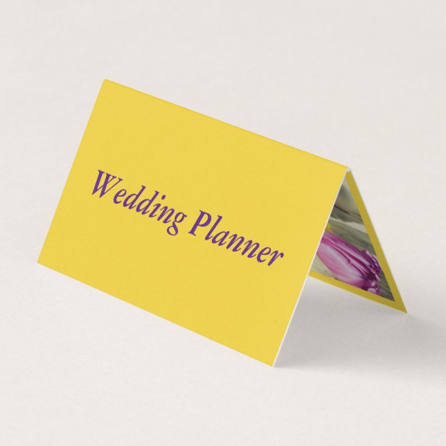 Easter Wedding Planner Business Card (Front)