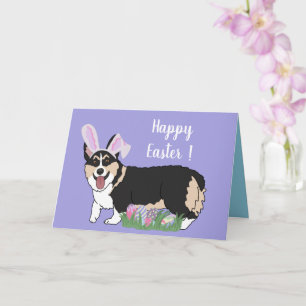 Easter Welsh Corgi Pup Card