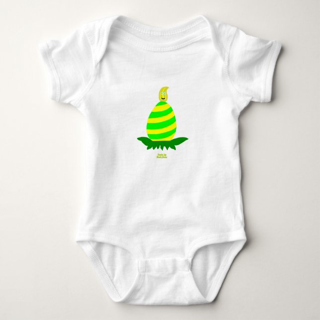 Easter Wishes Baby Jersey Bodysuit (Front)