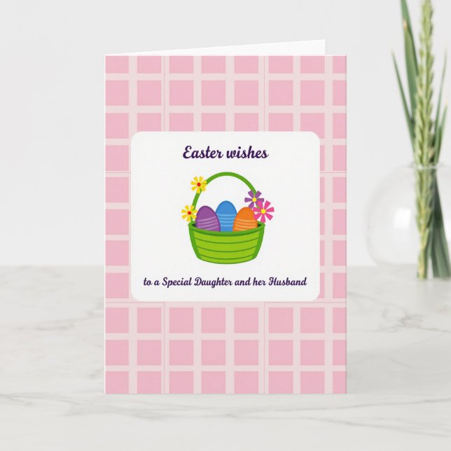 Easter Wishes Daughter Special Card (Front)