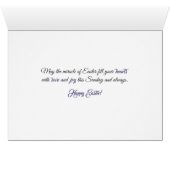 Easter Wishes for Sister and Family, Chicks Asters (Inside Horizontal (Bottom))