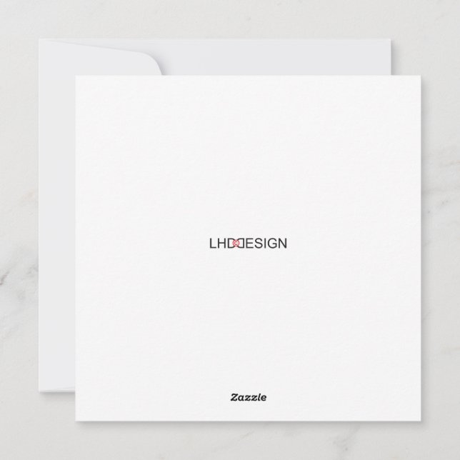 Easter wishes  holiday card (Back)