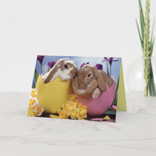 Easter Wishes Holiday Card (Front)