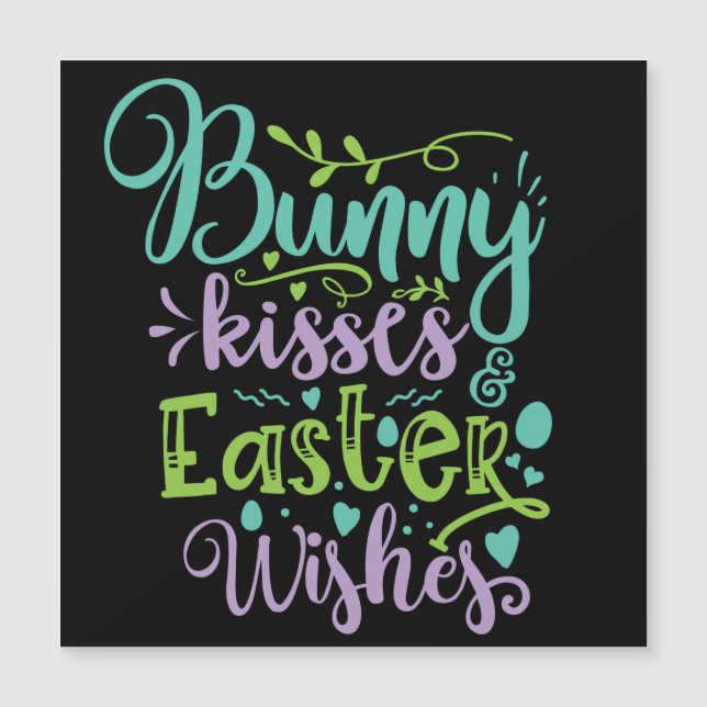 Easter wishes kisses (Front)