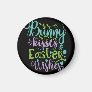 Easter wishes kisses magnet
