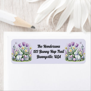 Easter Wishes Label