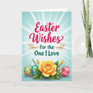 Easter Wishes Love Card