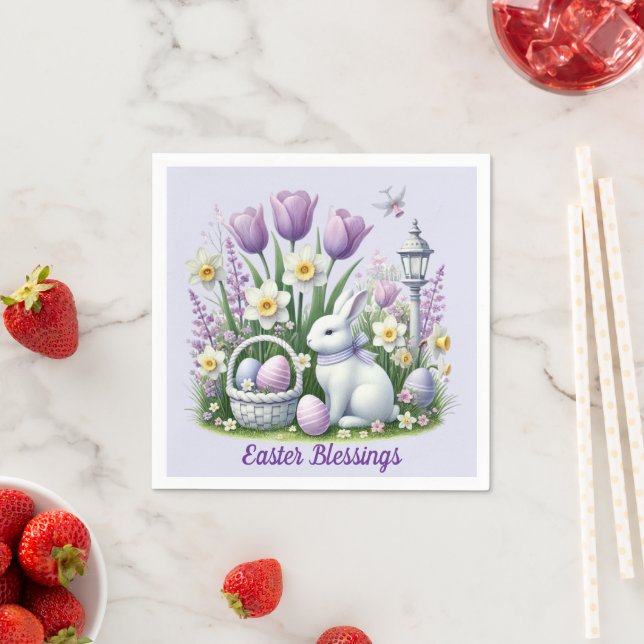 Easter Wishes Napkins (Insitu)