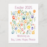 Easter wishes  postcard