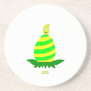 Easter Wishes Sandstone Coaster