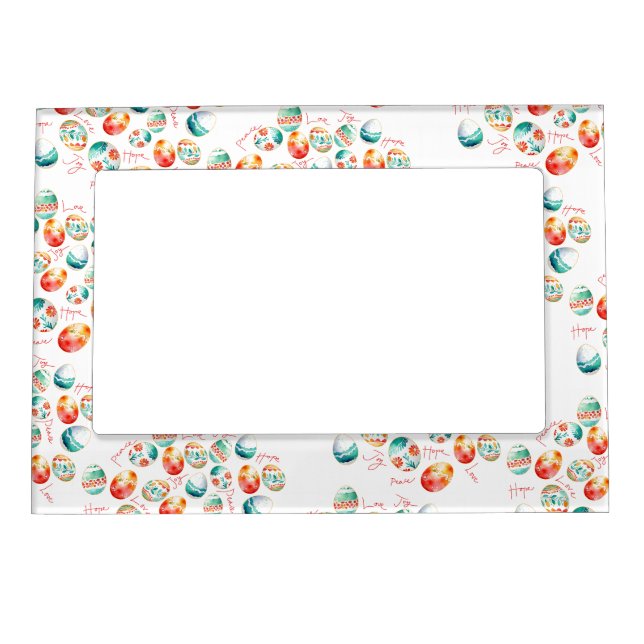 Easter wishes Tablecloth Magnetic Frame (Front)