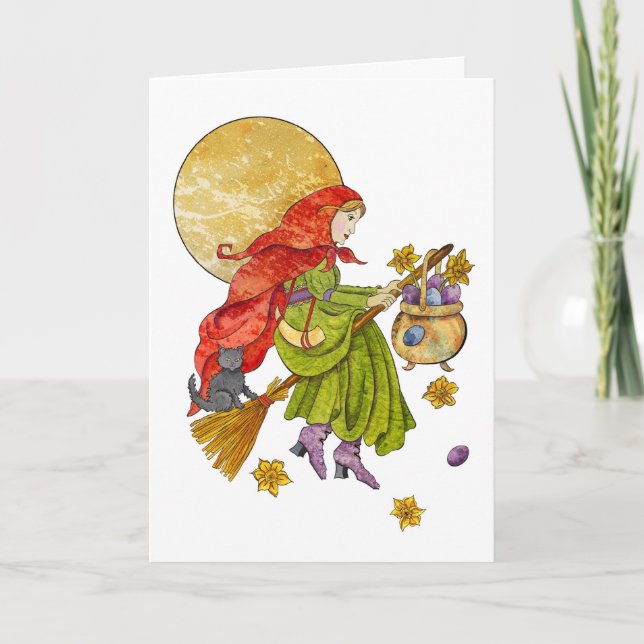 Easter Witch Card (Front)