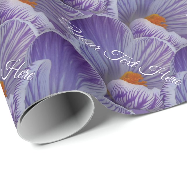 Easter Wrapping Paper Custom Crocus Gift Paper (Roll Corner)
