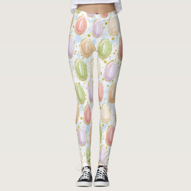 Easter Wreath Leggings (Front)