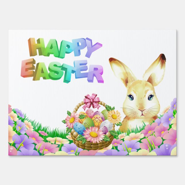 Easter Yard Sign (Front)