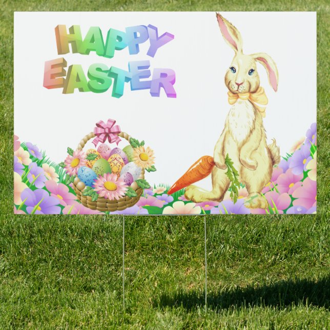 Easter Yard Sign (Insitu)