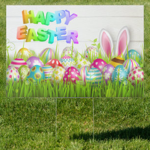 Easter Yard Sign
