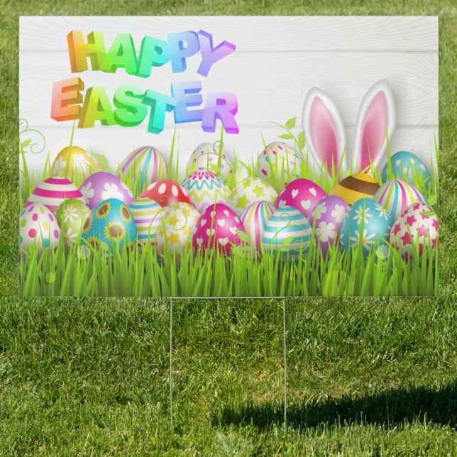 Easter Yard Sign (Insitu)