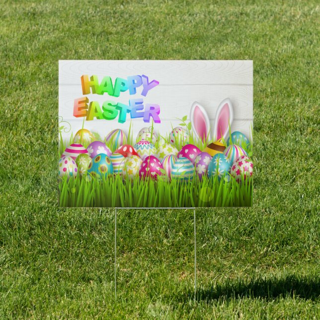 Easter Yard Sign (Insitu)