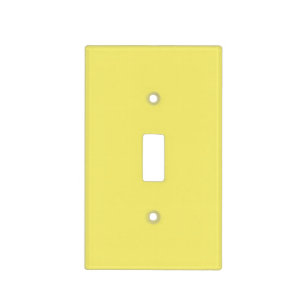 Easter Yellow Personalized Trend Color Background Light Switch Cover