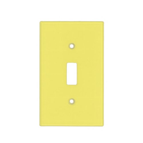 Easter Yellow Personalized Trend Color Background Light Switch Cover