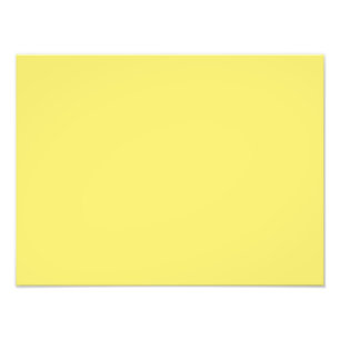 Easter Yellow Personalized Trend Color Background Photo Print