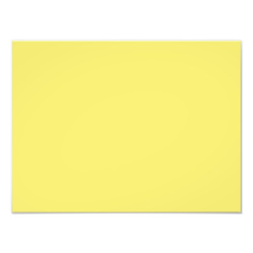 Easter Yellow Personalized Trend Color Background Photo Print