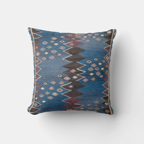 Eastern Accent Vintage Persian Carpet Pattern Throw Pillow