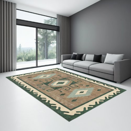 Eastern Accent Vintage Persian Marble Pattern Rug